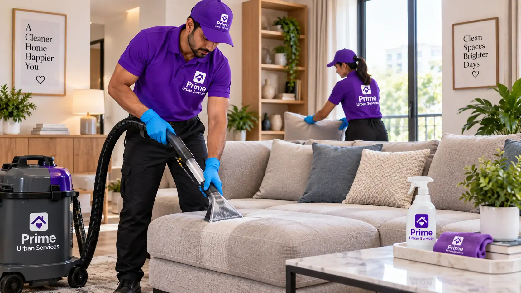 Sofa Cleaning + Shampooing 11 Sofa Seats