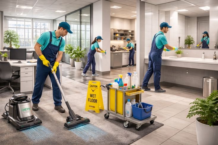 Commercial Space Cleaning 6000-7500sqft