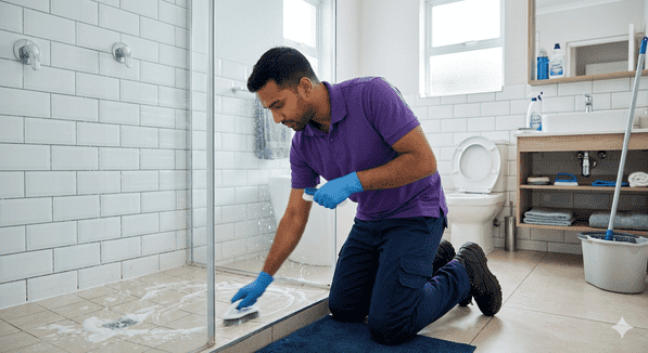 1 Bathroom Deep Cleaning