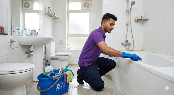 4 Bathroom Deep Cleaning