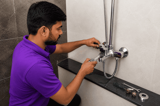 Hot & Cold water mixer repair