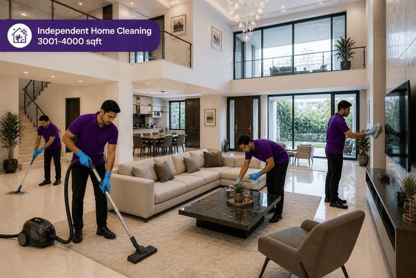 Independent Home Cleaning 3001-4000 sqft