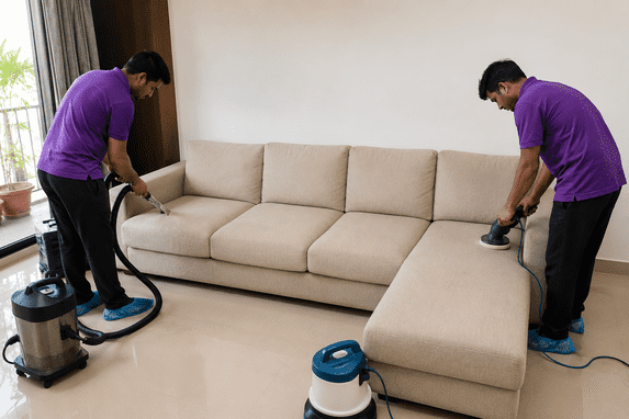 Sofa Cleaning + Shampooing 6 Sofa Seats