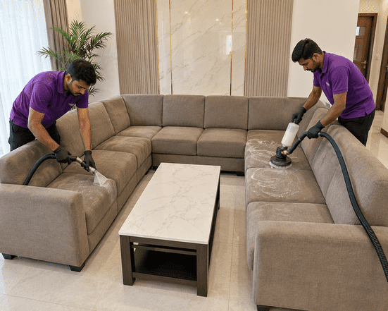 Sofa Cleaning + Shampooing 10 Sofa Seats