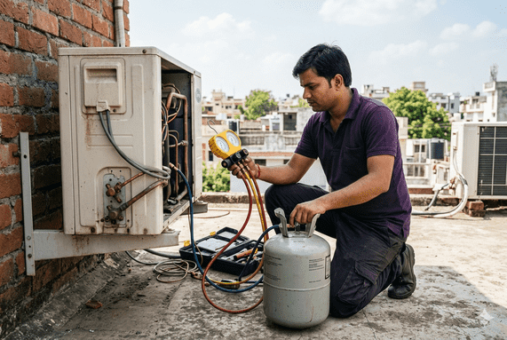 AC Gas Refilling