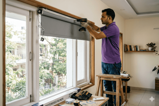 Motorised Blind Fittings (Upto 5ft)