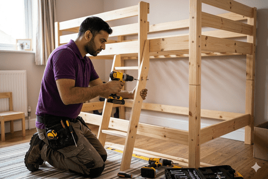 Loft Bed or Bunk Bed Assembly