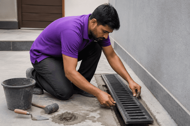 Drain Cover Installation